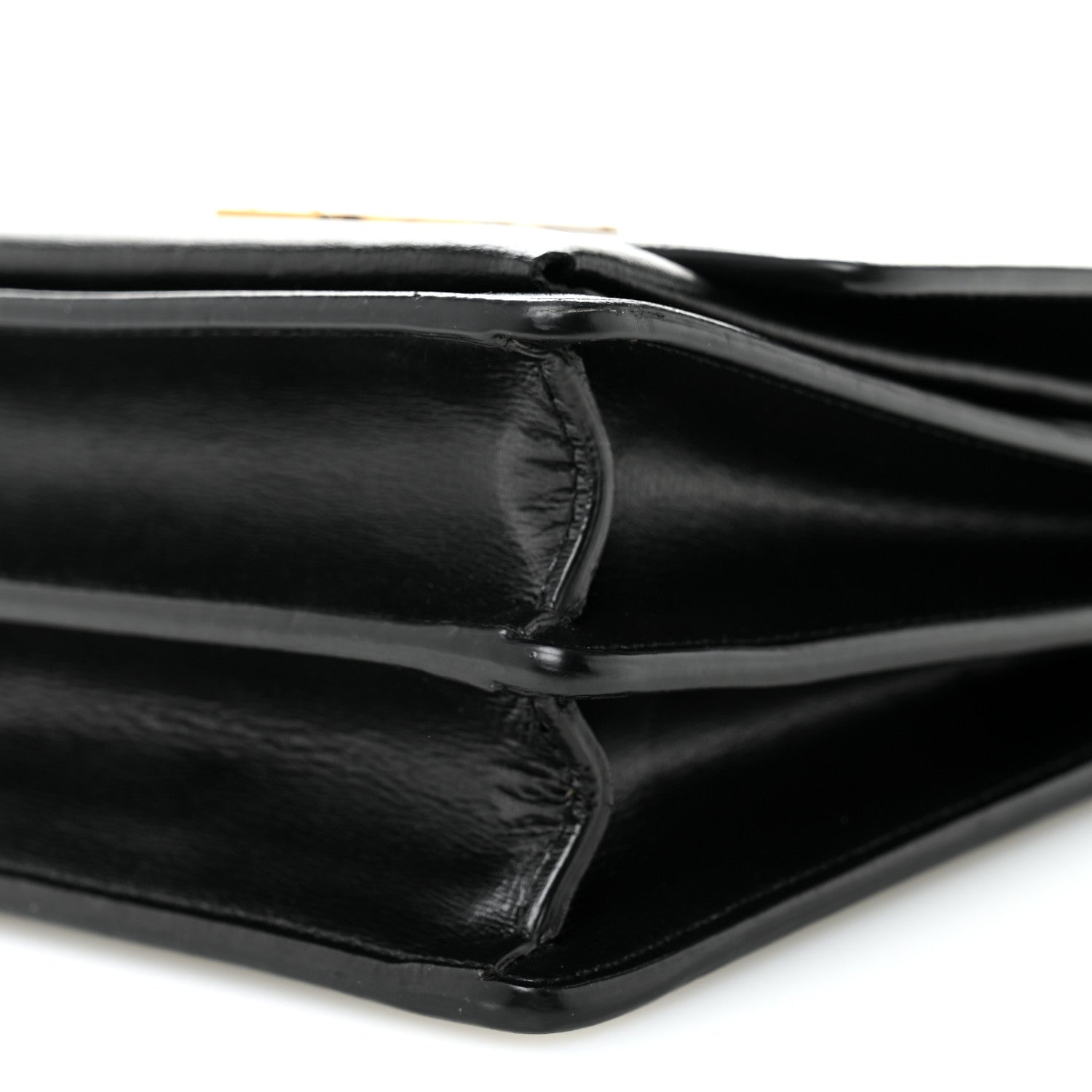 Saint Laurent Calfskin Medium Monogram Sunset Black 1784416