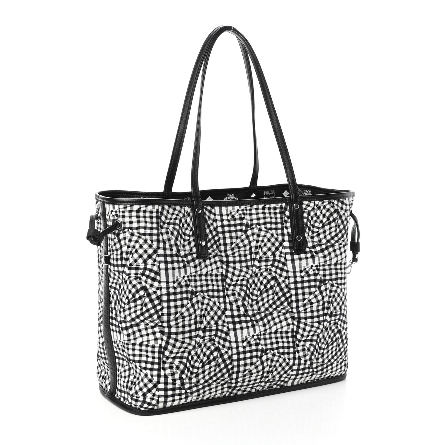 Visetos Medium Project Reversible Shopper Tote Black