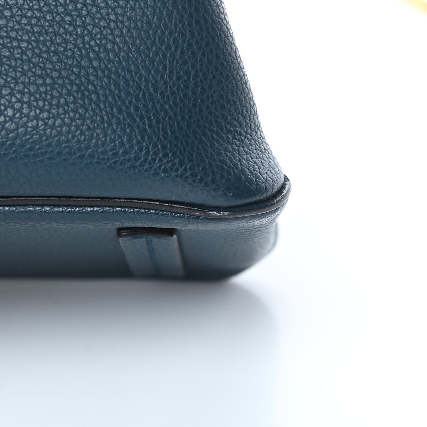 Pebbled Calfskin The Editor 29 Tote Blue Sea