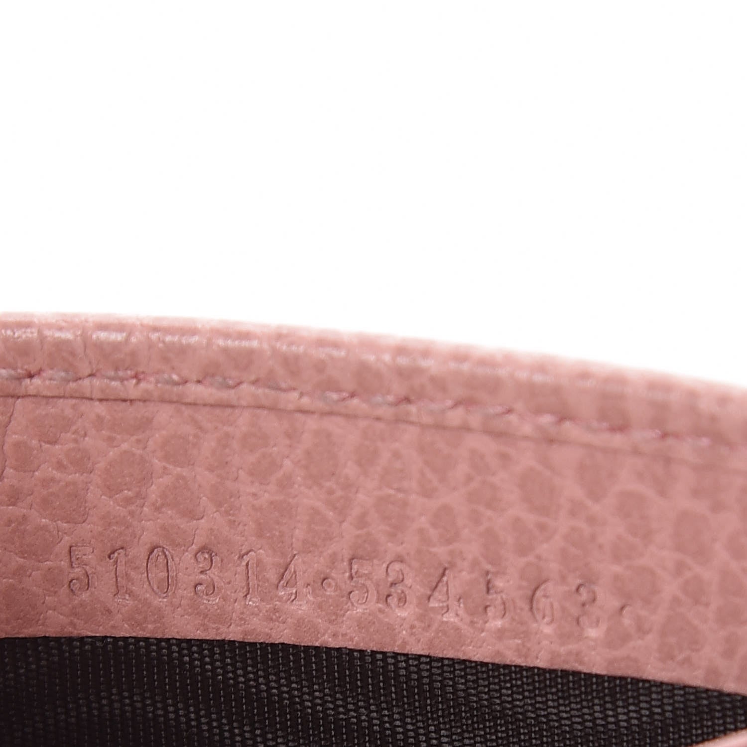 Gucci Dollar Calfskin Interlocking G Chain Wallet Soft Pink 9 of 9
