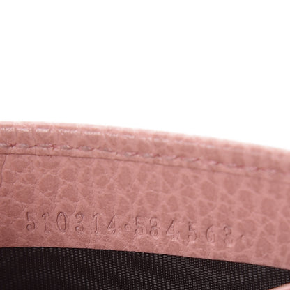 Gucci Dollar Calfskin Interlocking G Chain Wallet Soft Pink 9 of 9