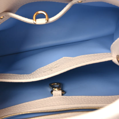 Louis Vuitton Taurillon Capucines BB Bleu de Provence Greige Doux 5 of 8