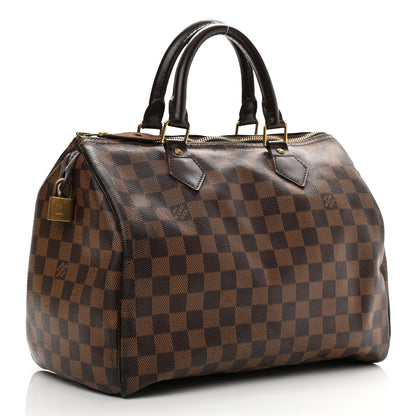 Louis Vuitton Damier Ebene Speedy 30 2 of 15