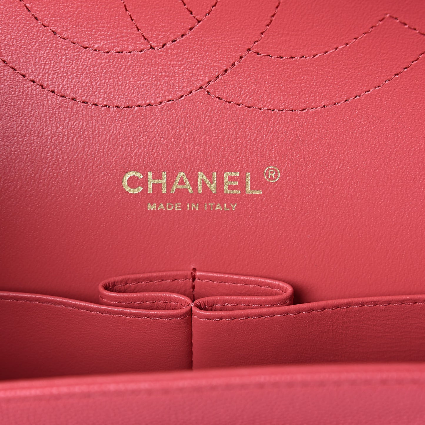 Caviar Quilted Jumbo Double Flap Dark Pink