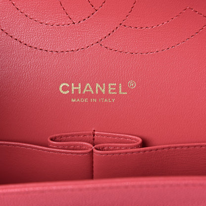 Chanel Caviar Quilted Jumbo Double Flap Dark Pink 6 of 10