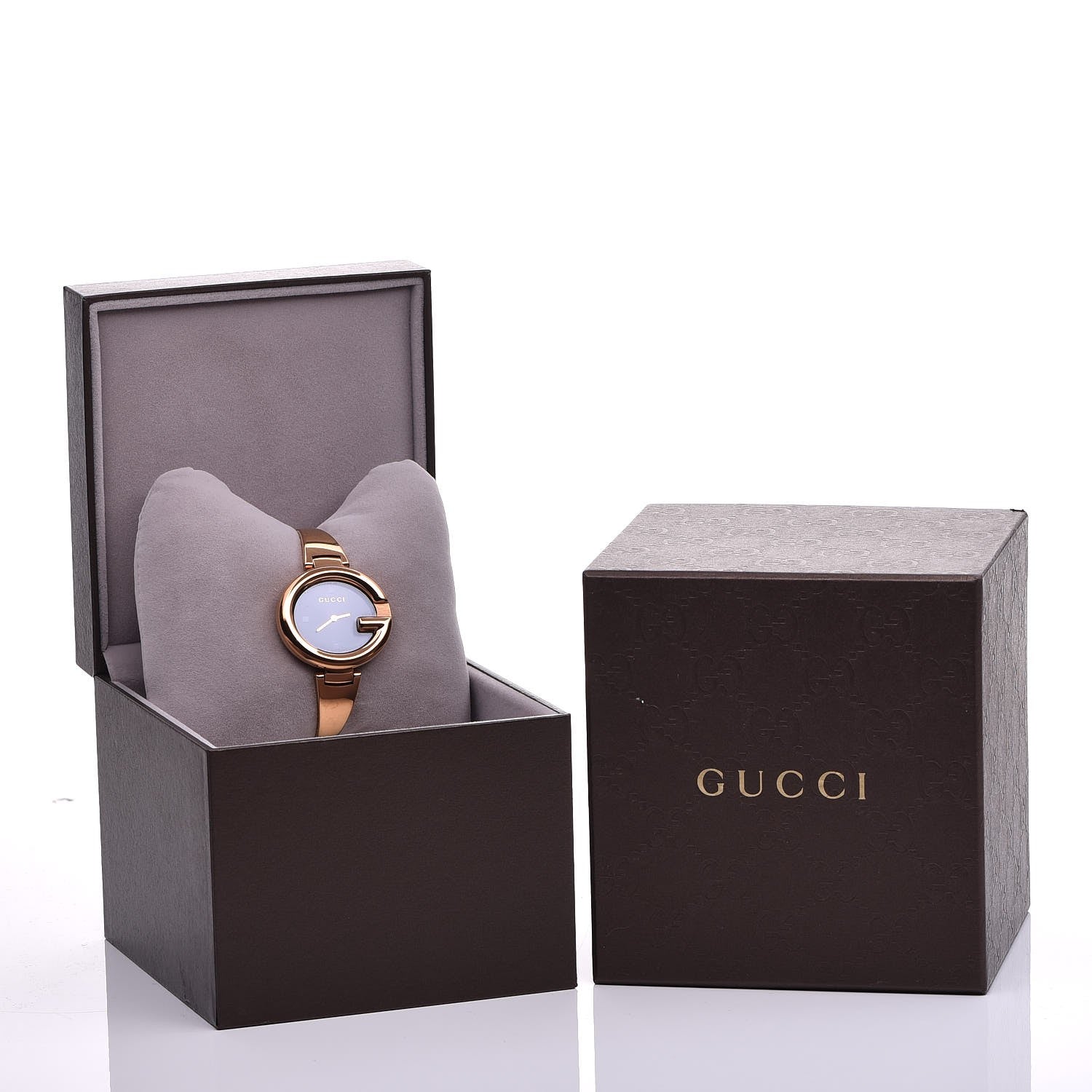 Gucci Stainless Steel 36mm Guccissima Quartz Watch Black 7 of 7