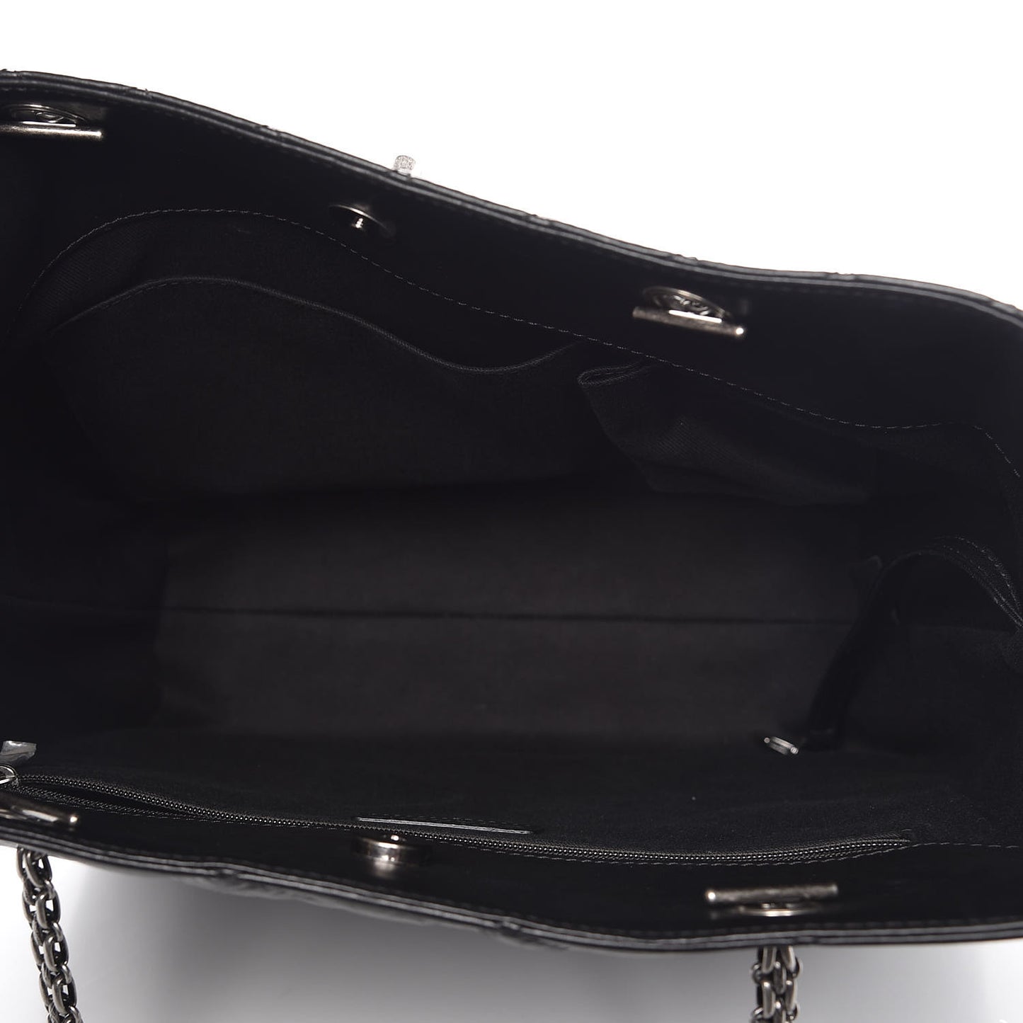 Aged Calfskin Quilted Reissue 2.55 Tote Black
