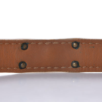Hermes Epsom Kelly Double Tour Bracelet S Blanc White 6 of 6
