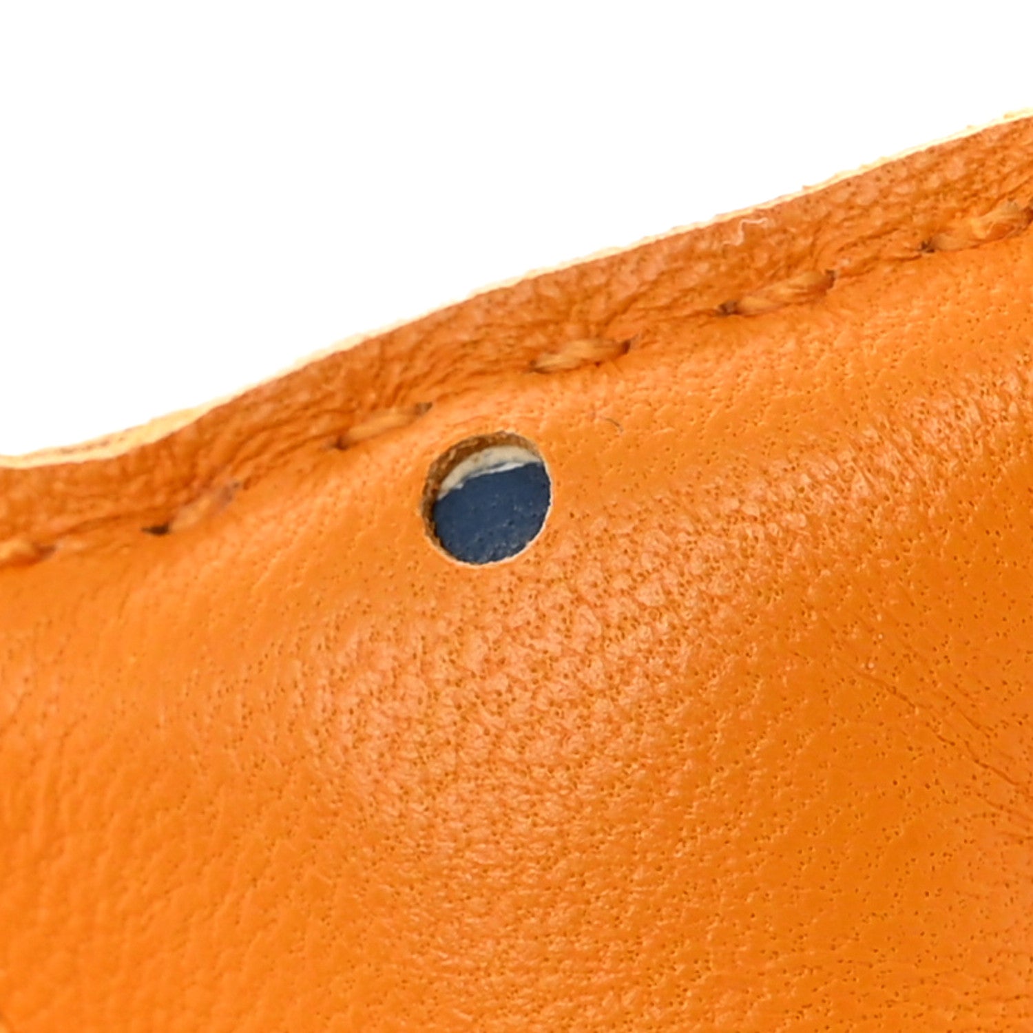 Hermes Milo Lambskin Grigri Rodeo Horse Bag Charm PM Jaune D'Or Bleu Agate Cornaline 5 of 5