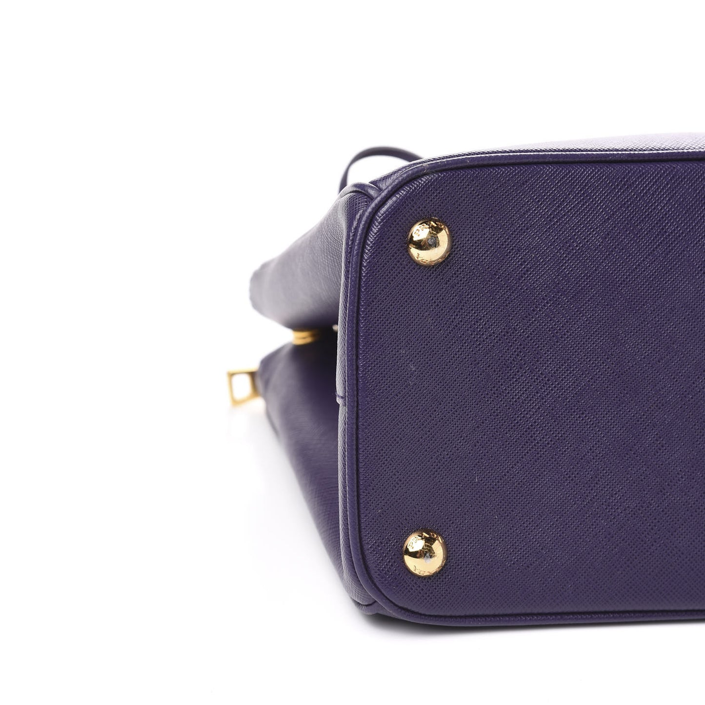 Saffiano Small Galleria Double Zip Tote Viola