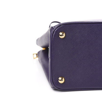 Prada Saffiano Small Galleria Double Zip Tote Viola 10 of 12