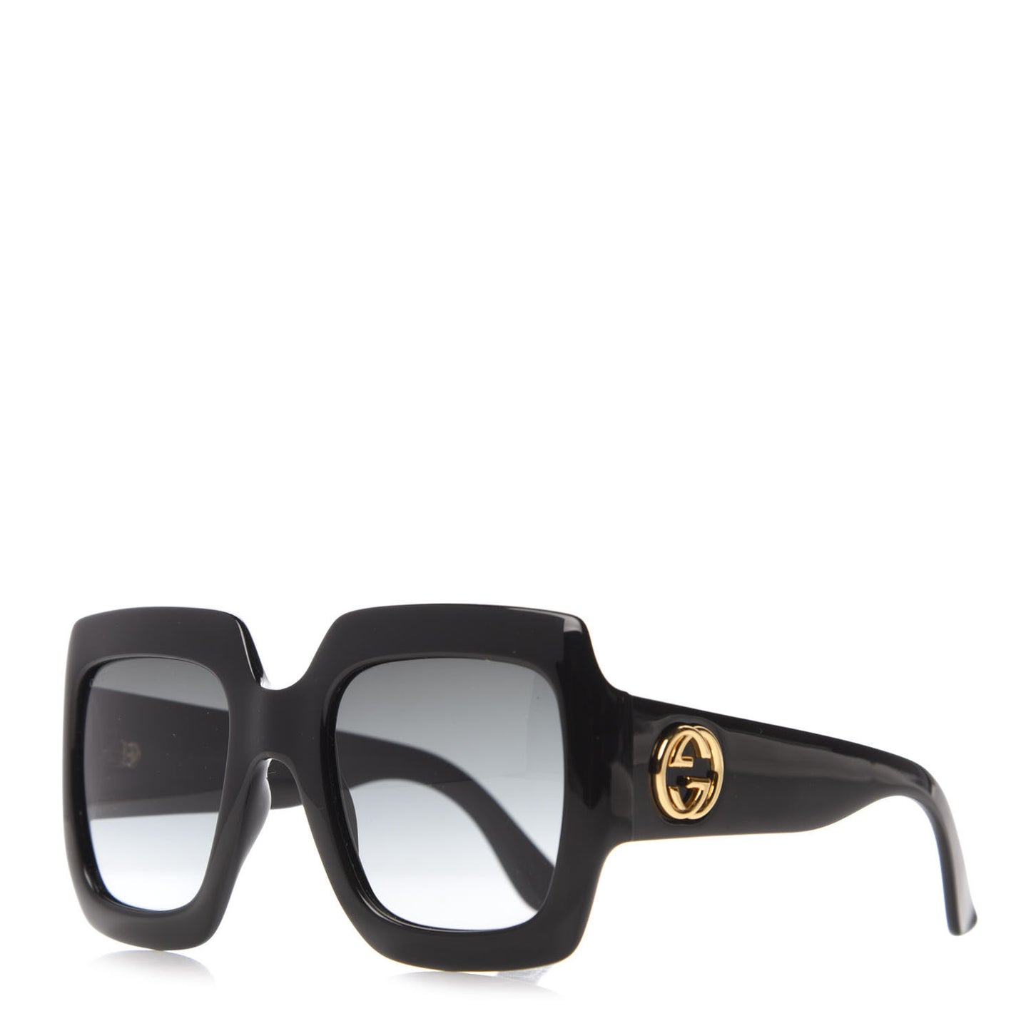 Acetate Square Frame Sunglasses GG0053S Black