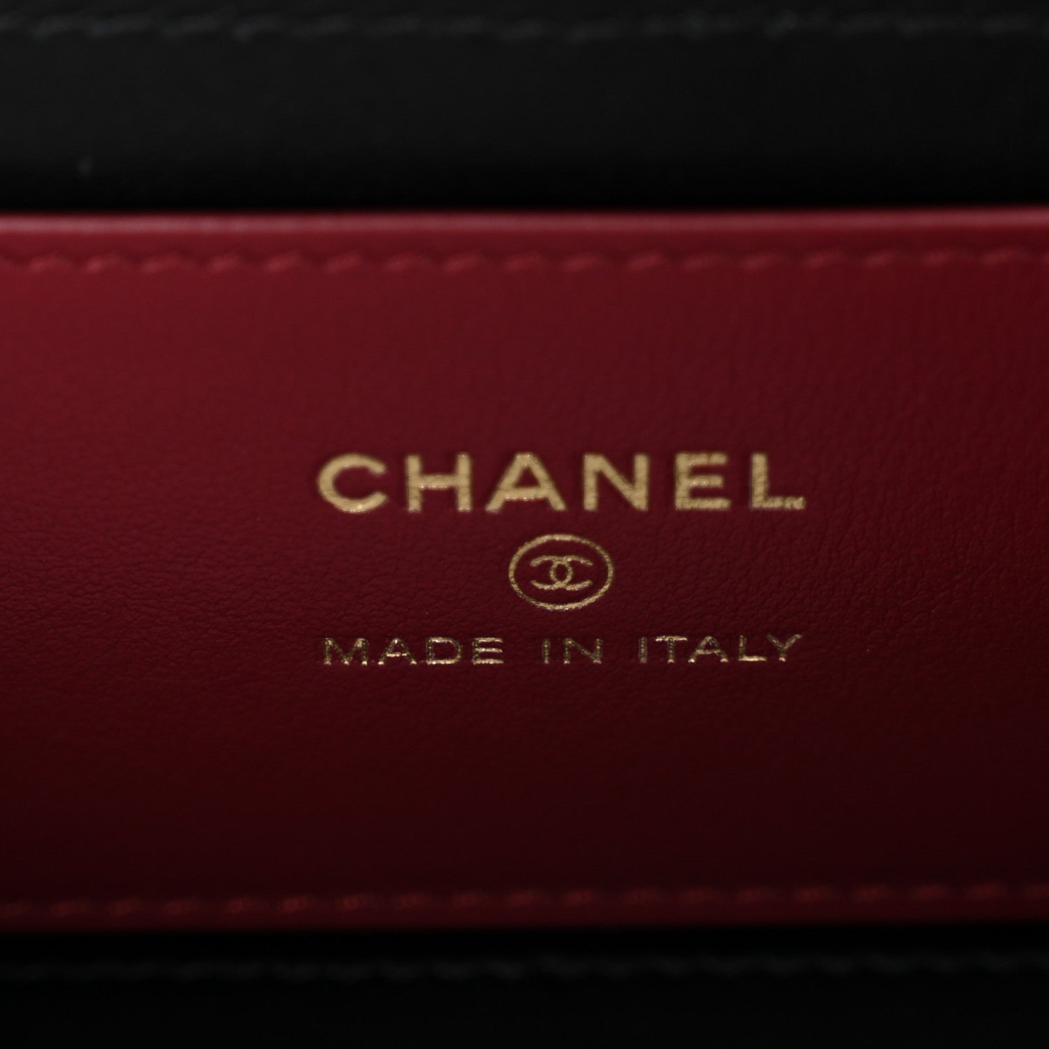 Chanel Shiny Caviar Preppy Coco Long Vanity With Strap Black 6 of 11