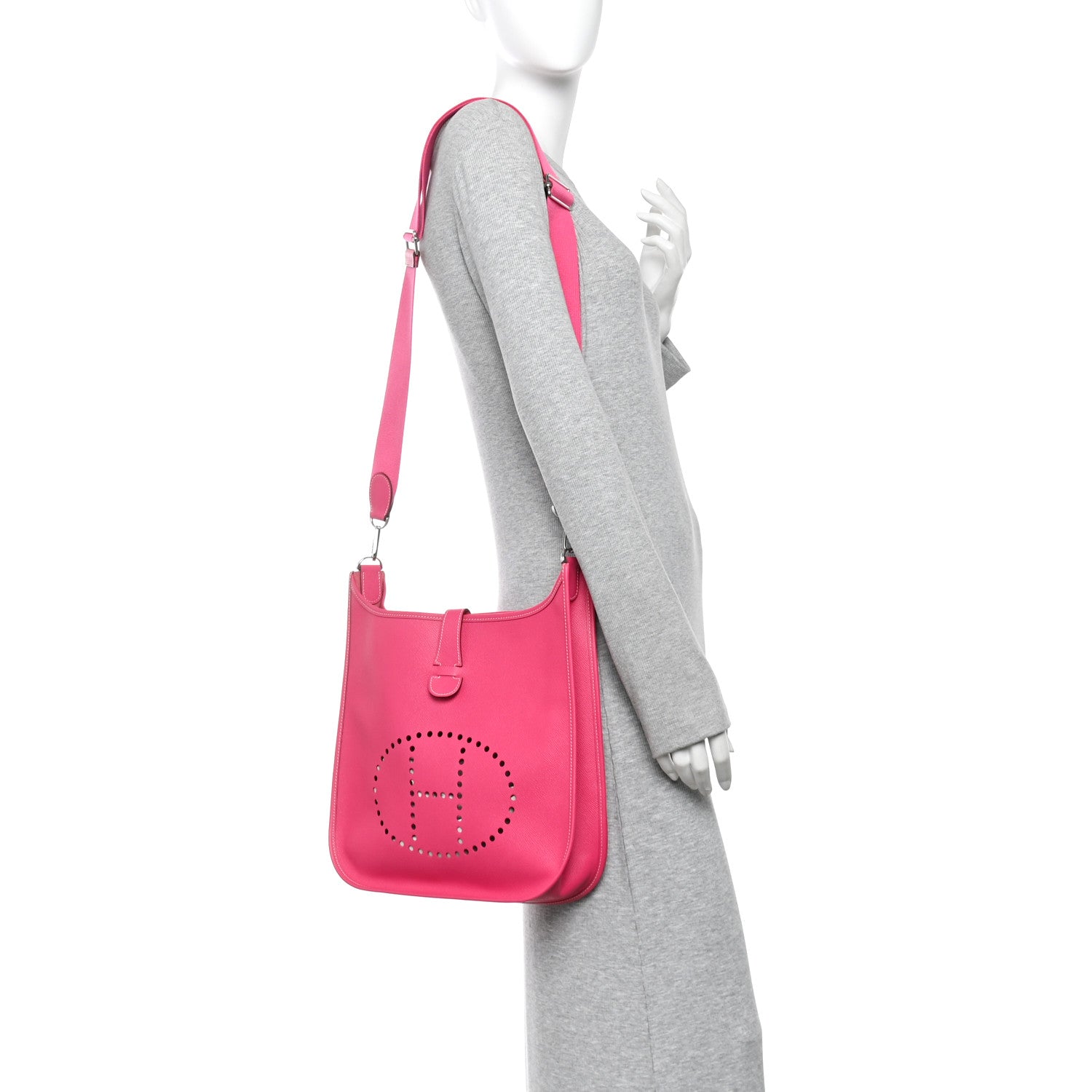 Hermes Epsom Evelyne III GM Rose Tyrien 2 of 10
