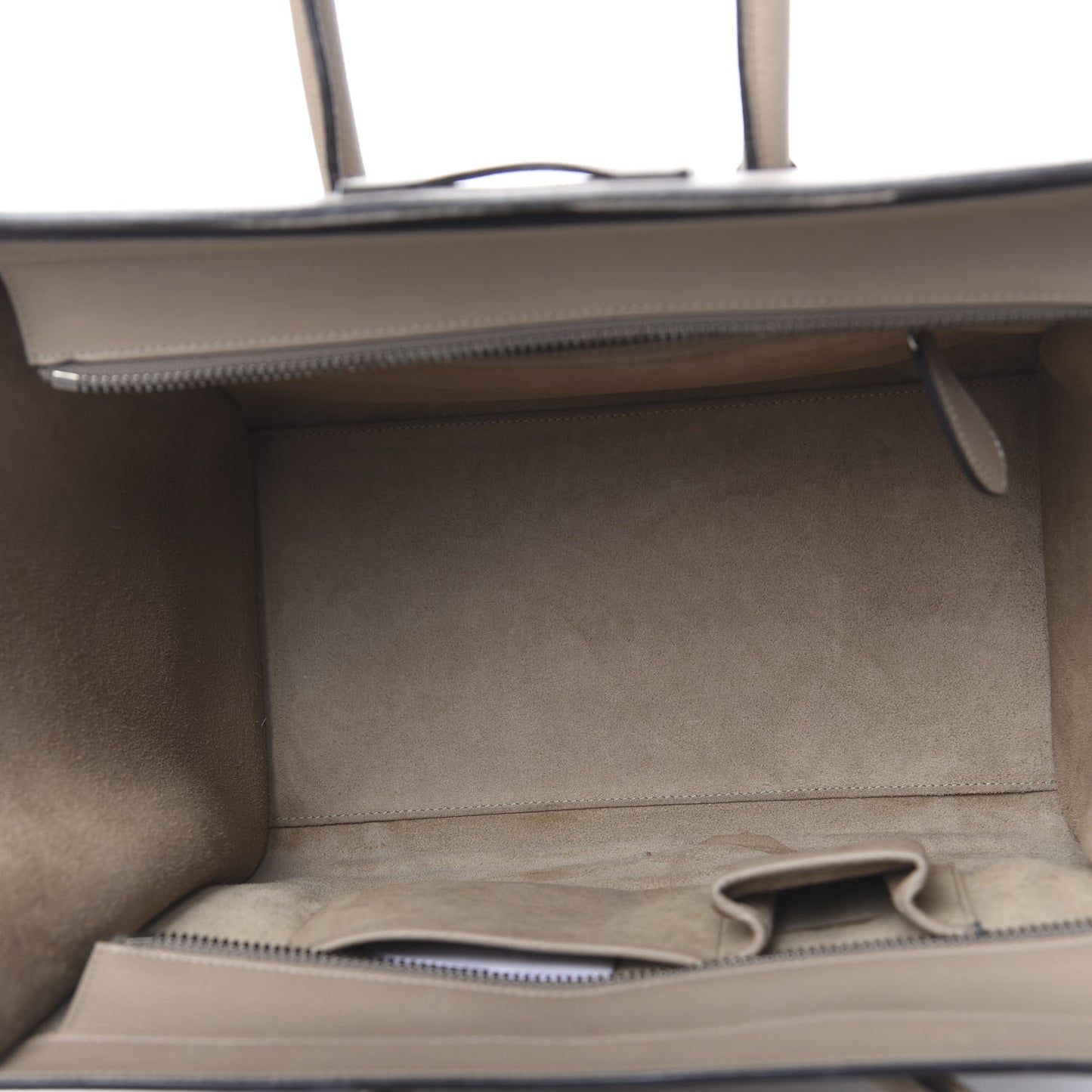 Drummed Calfskin Mini Luggage Dune