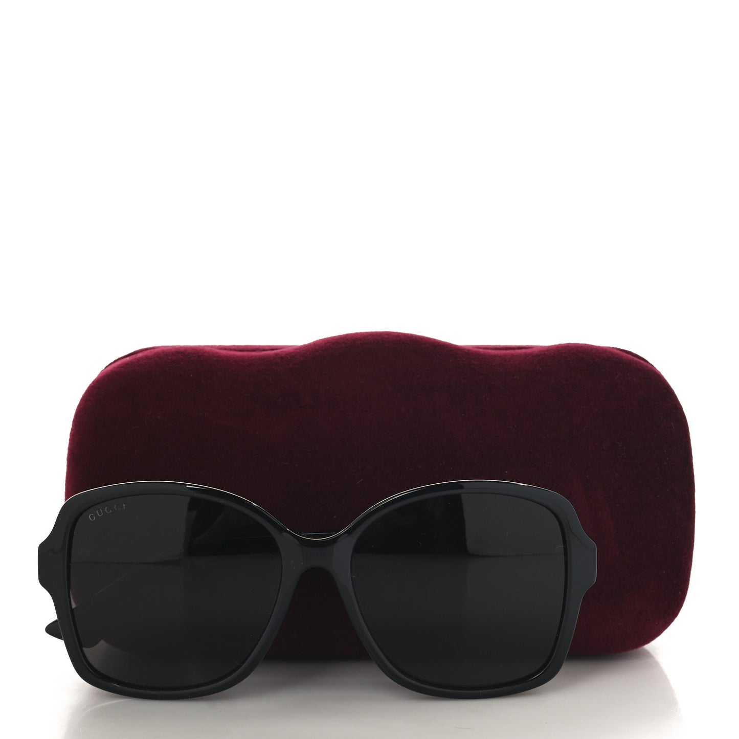 Acetate Square Sunglasses GG0765SA Black