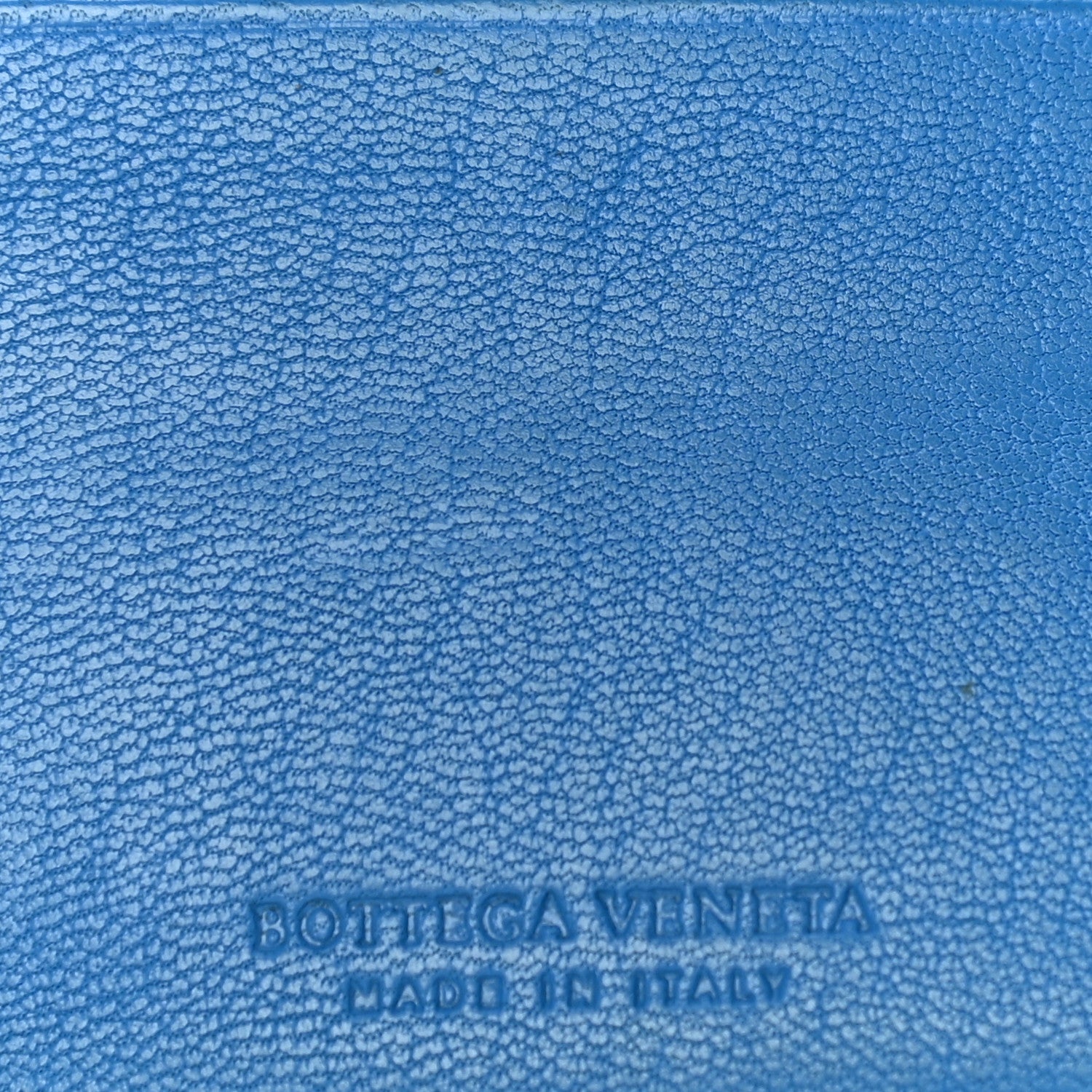 Bottega Veneta Nappa Intrecciato Bi-Fold Wallet Blue 6 of 19