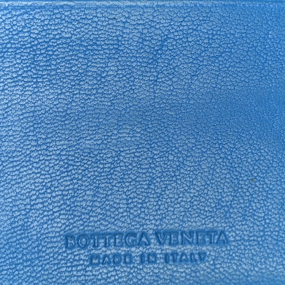 Bottega Veneta Nappa Intrecciato Bi-Fold Wallet Blue 6 of 19