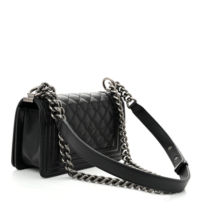 Chanel Caviar Quilted Small Boy Flap Black 4 of 12