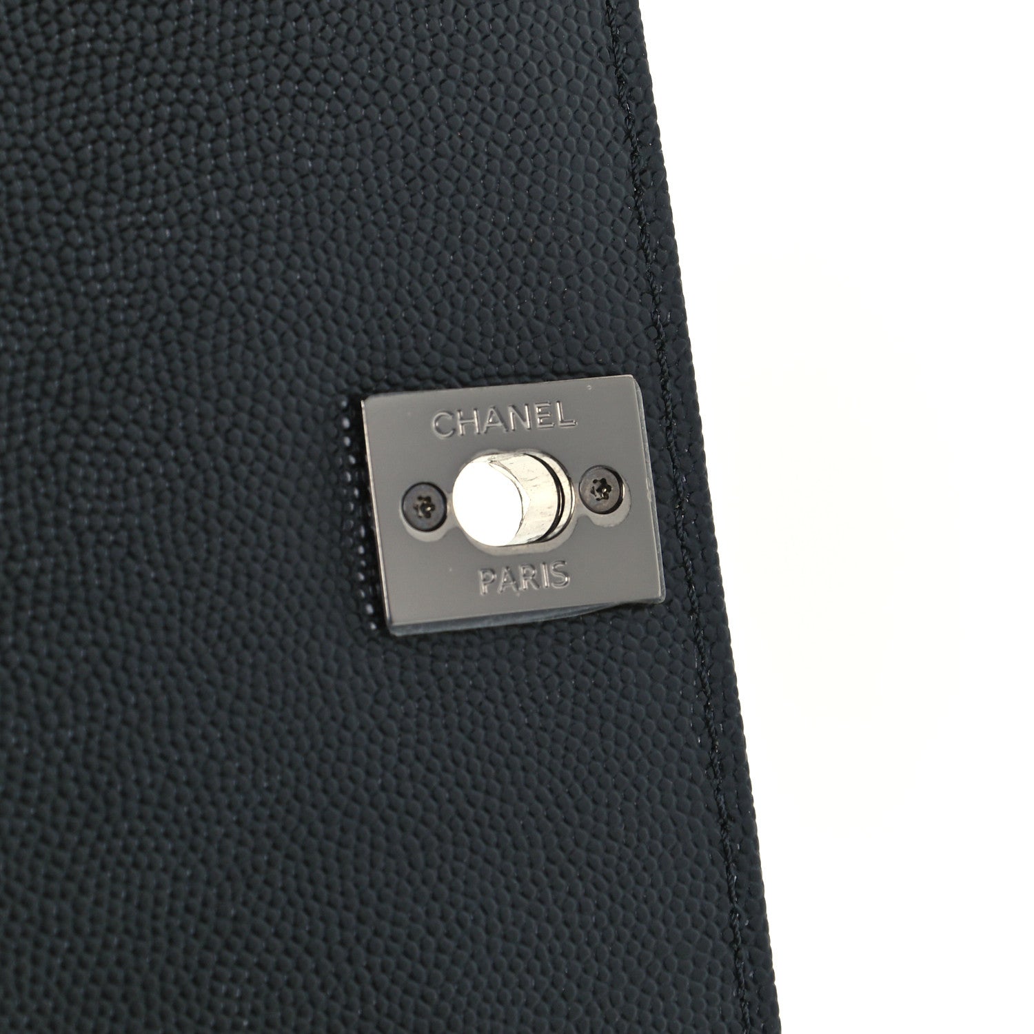 Chanel Caviar Chevron Quilted Mini Coco Handle Flap Black 9 of 12