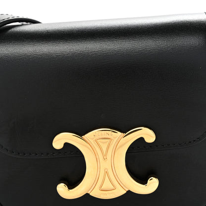 Celine Shiny Calfskin Mini Triomphe Black 7 of 9
