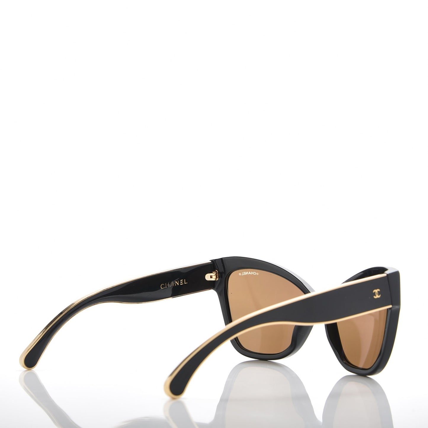 Acetate CC Cat Eye Sunglasses 5271 Black
