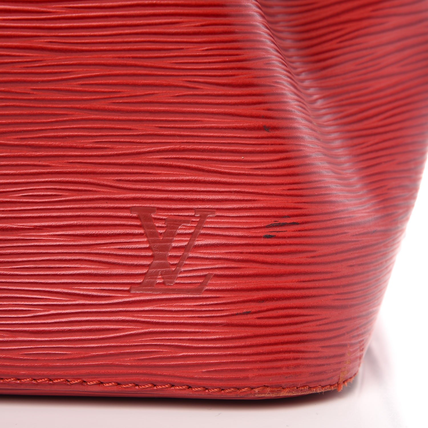 Louis Vuitton Epi Petit Noe Castillan Red 9 of 12
