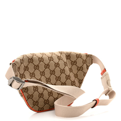 Gucci X THE NORTH FACE Monogram Textured Dollar Calfskin Embroidered Belt Bag Beige Ebony Mystic White Deep Orange 3 of 11