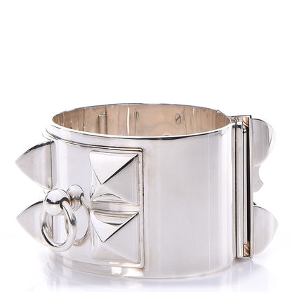 Hermes Sterling Silver Collier De Chien Bracelet SH 1 of 7