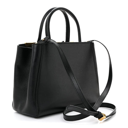 Fendi Vitello Elite Petite 2Jours Tote Black 3 of 9
