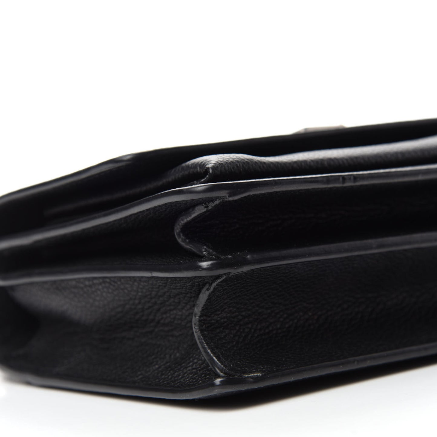 Grained Calfskin Small Monogram Sunset Black
