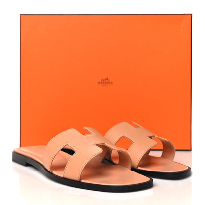 Hermes Box Oran Sandals 36.5 Granit Rose 9 of 9