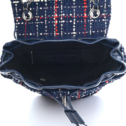 Chanel Tweed Small Urban Spirit Backpack Blue Red White 5 of 9
