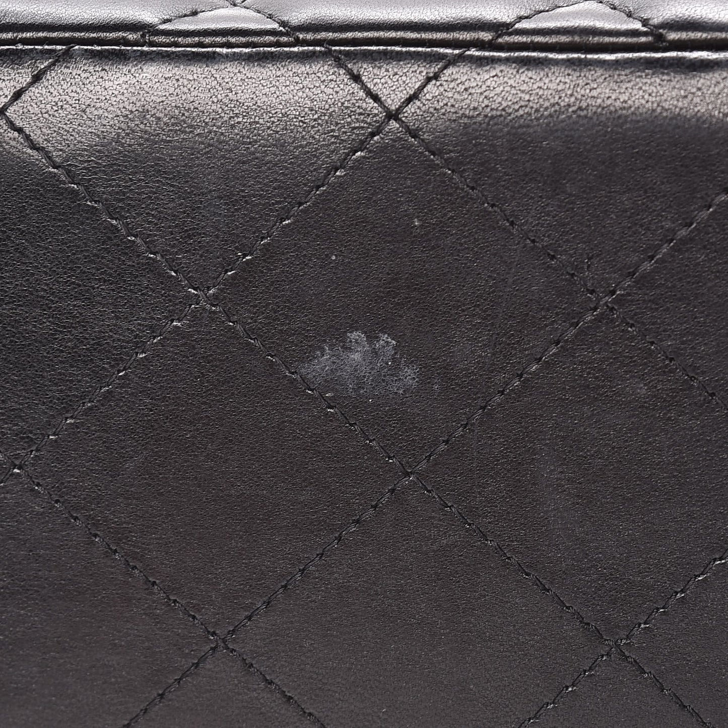 Lambskin Quilted Maxi Single Flap Black