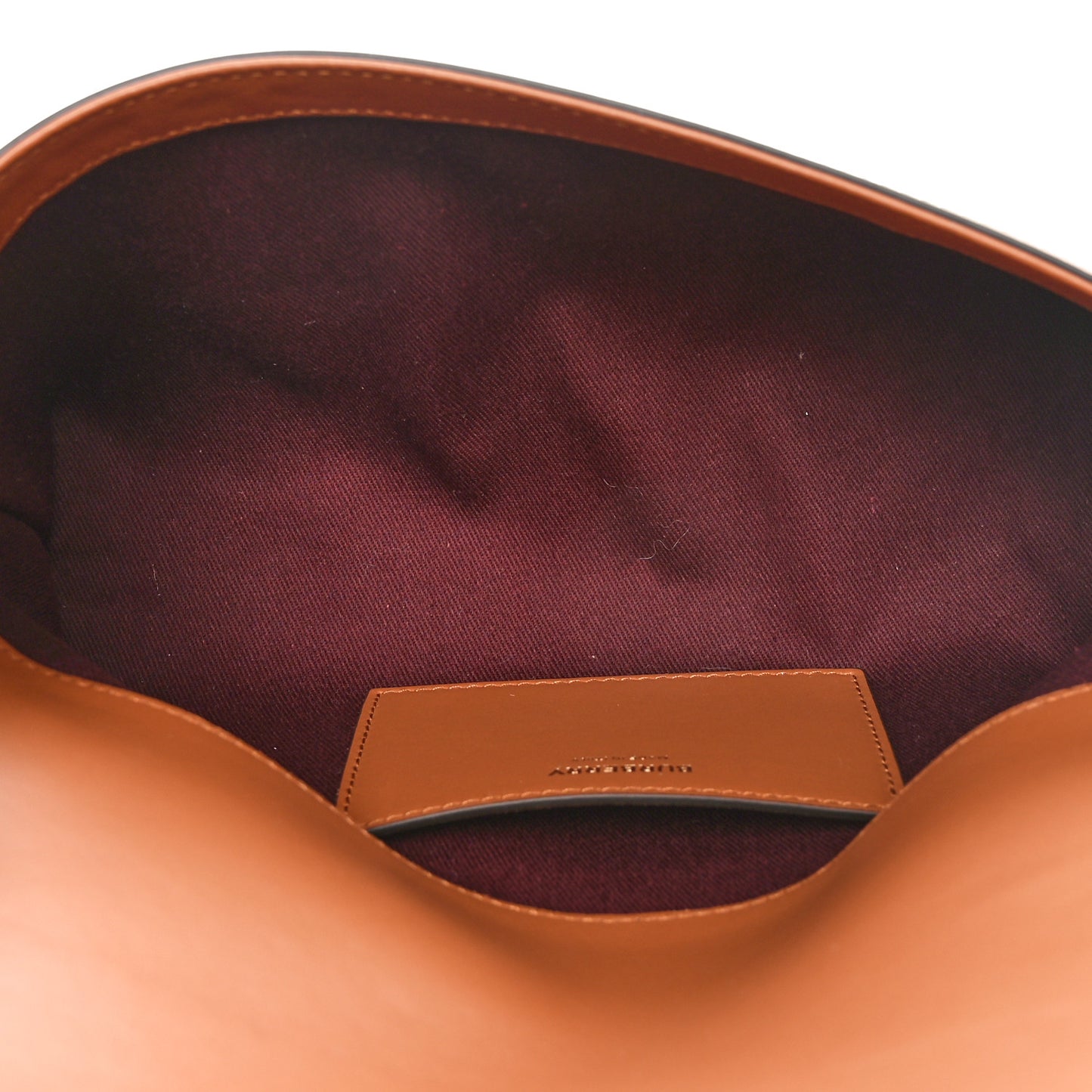 Calfskin Giant Check E-Canvas Elongated Note Crossbody Bag Briar Brown