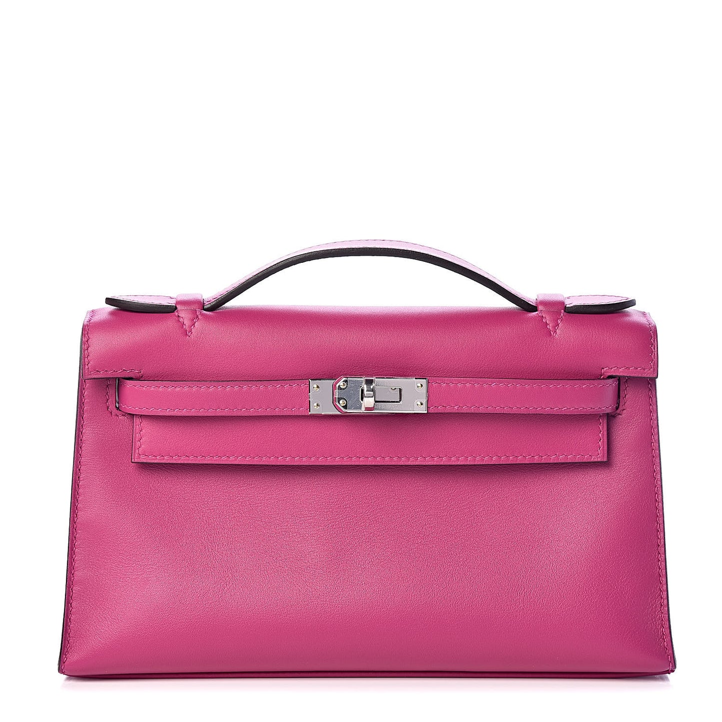 Swift Kelly Pochette Clutch Rose Pourpre