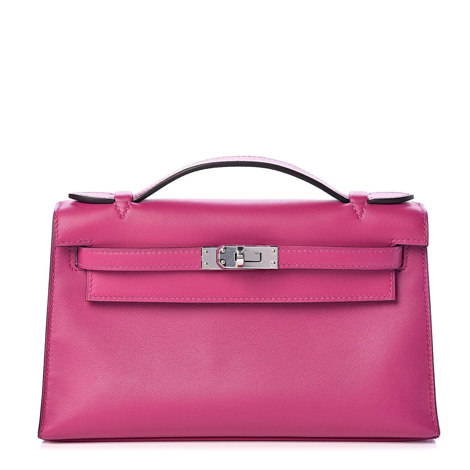 Hermes Swift Kelly Pochette Clutch Rose Pourpre 1 of 14