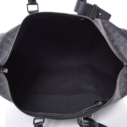 Louis Vuitton Monogram Eclipse Keepall Bandouliere 55 5 of 8