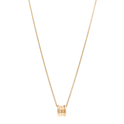 Bulgari 18K Yellow Gold B.Zero1 Pendant Necklace 1 of 4