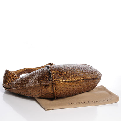 Bottega Veneta Cervo Intrecciato Large Simple Hobo New Bronze 6 of 16
