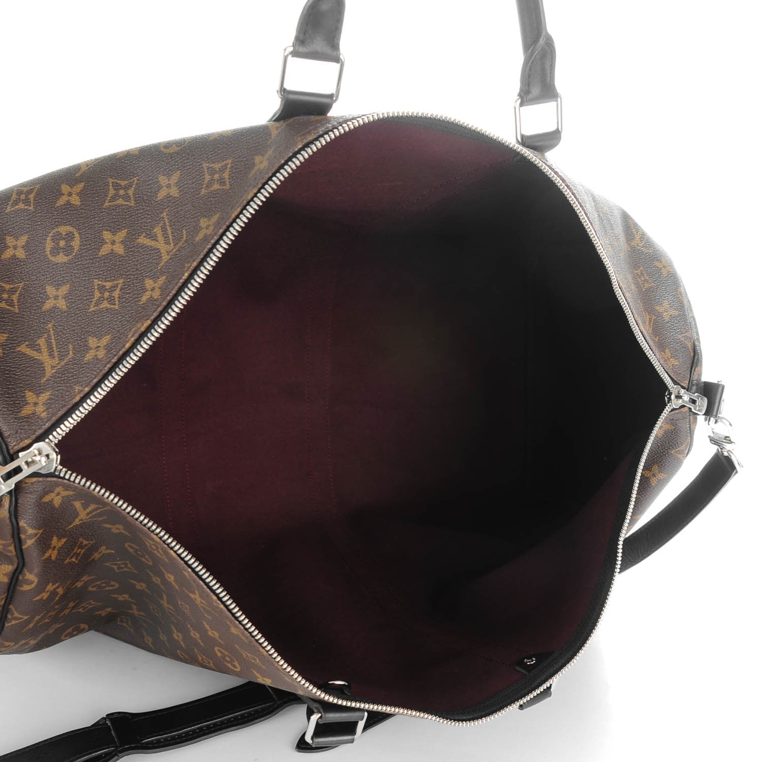 Louis Vuitton Monogram Macassar Keepall Bandouliere 55 5 of 7