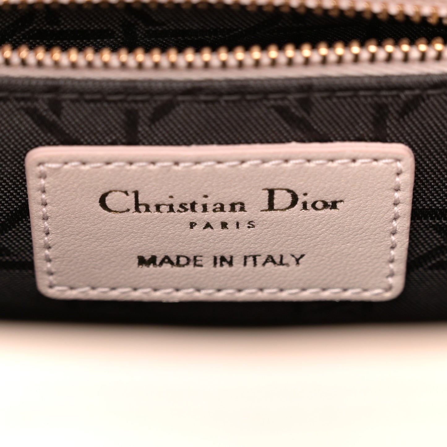 Lambskin Cannage Small Lucky Badges My Lady Dior Light Pink