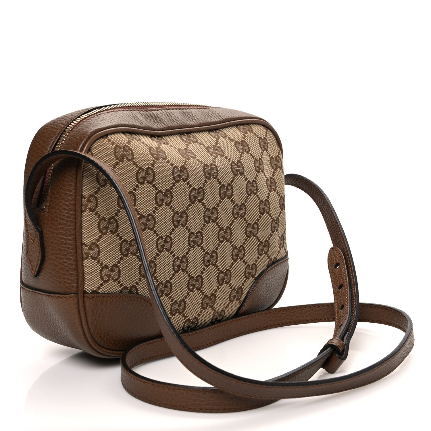 Gucci Monogram Mini Bree Messenger Bag Beige Tabacco 3 of 10