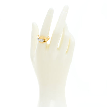 Marco Bicego 18K Yellow White Gold Diamond Lucia Ring 55 7.25 2 of 5