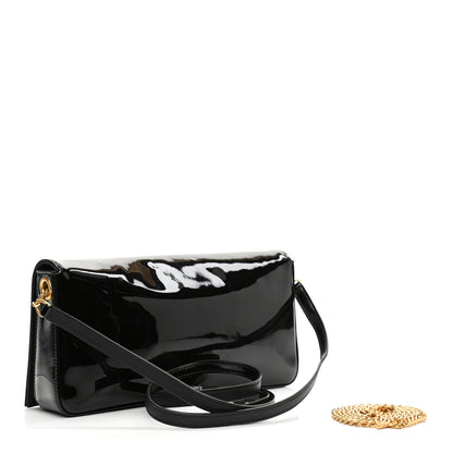 Saint Laurent Patent Medium Monogram Kate 99 Black 3 of 9