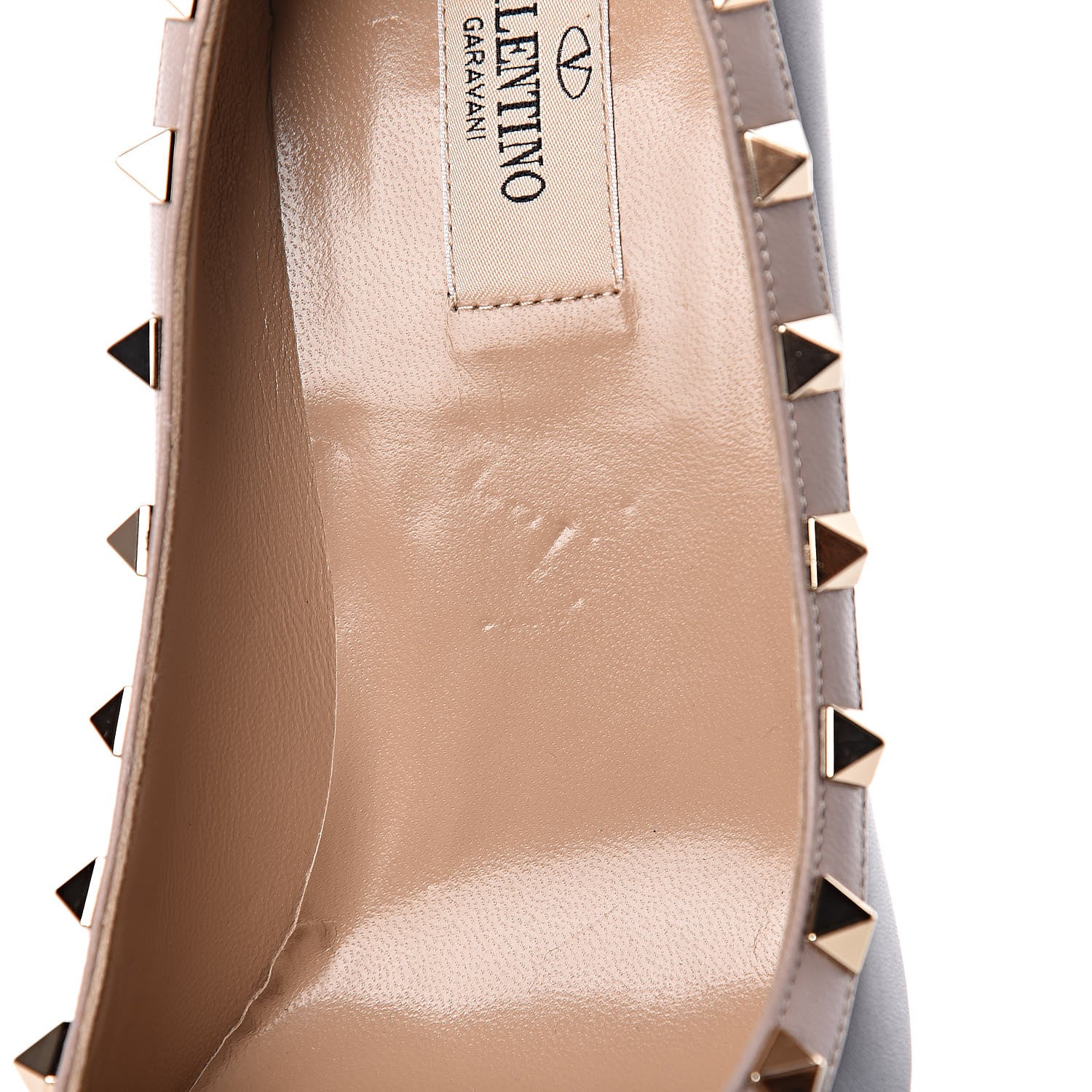 Valentino Garavani Nappa Rockstud 100mm Pumps 38.5 Black Poudre 9 of 9