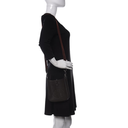 Hermes Taurillon Clemence Amazone Evelyne TPM Ebene Havane 2 of 10