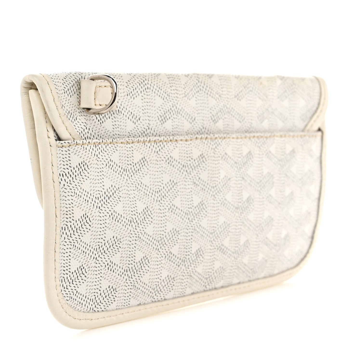 Goyardine Pouch White