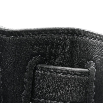 Hermes Swift Toile De Camp Cavalcadour Kelly Sellier 32 Black 7 of 10