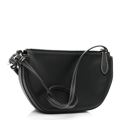 Burberry Canvas Horseferry Print Double Olympia Shoulder Bag Black 3 of 9